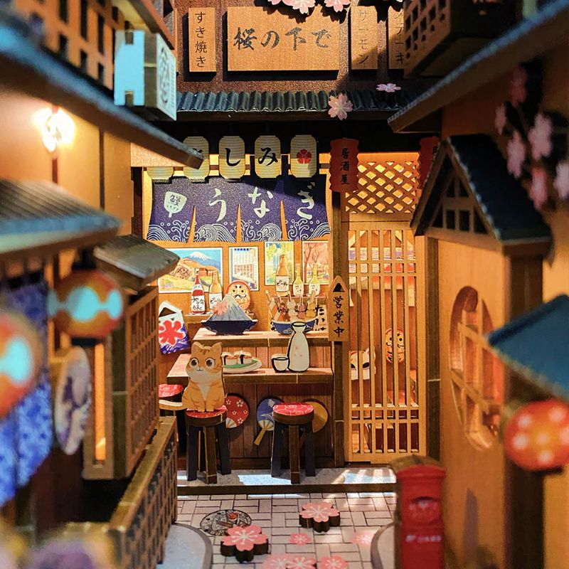 Book Nook Byggesett – Sakura Tree